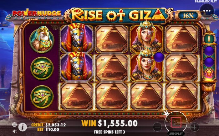 Strategi Bermain Slot Rise of Giza Powernudge agar Selalu Gacor